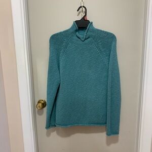 Vintage L.L. Bean Turquoise Turtleneck Sweater